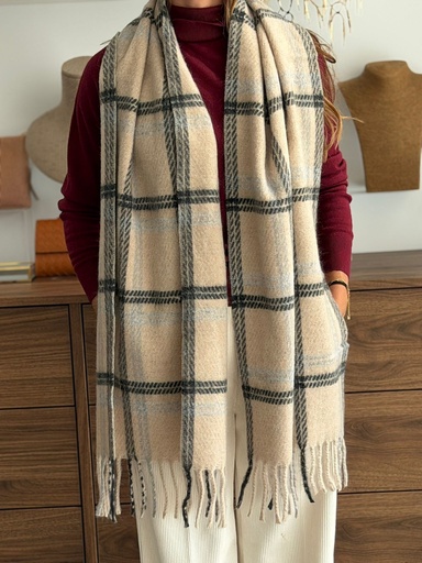 [PFSD201FBG] Bufanda TRINEO Beige