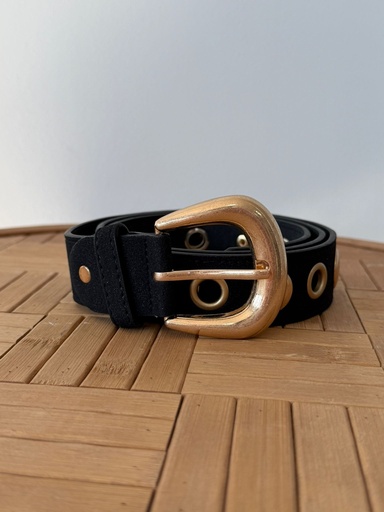 [BOL50369NG] Cinturón DOMECQ Negro