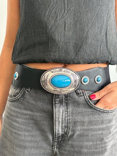 Cinturón MEDALLON Turquesa