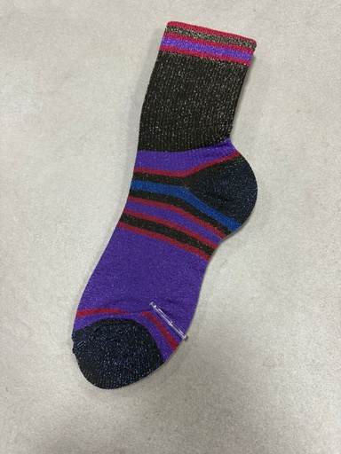 Calcetín FIESTA Morado-Negro