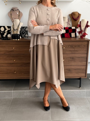 Vestido SORAYA Beige