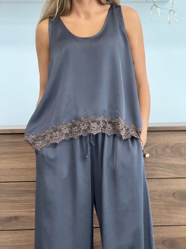 [CEL81509GRM] Lencero CELINE Gris-Marrón