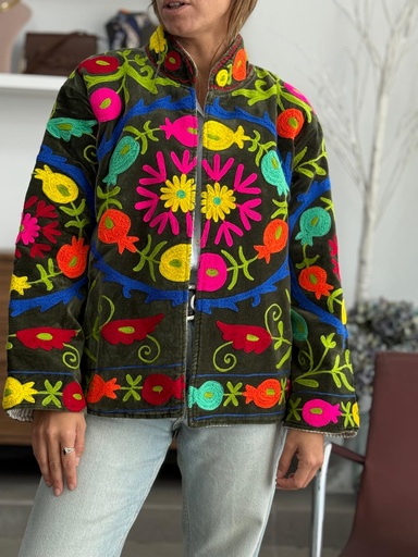 [BRU2873/25 VER] Chaqueta PERU Verde