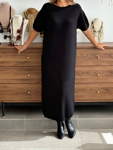 [JNJ52034NG] Vestido DINAMARCA Negro