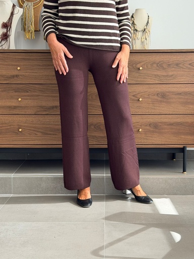 [JNJ0806MRR] Pantalón TRENZA Marrón