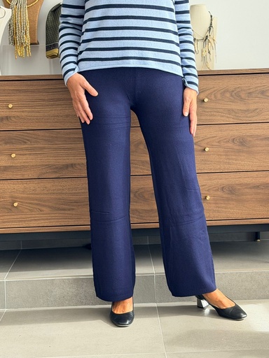 [JNJ0806AZ] Pantalón TRENZA Azul
