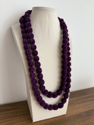 Collar TERCIOPELO Morado