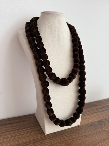 Collar TERCIOPELO Chocolate