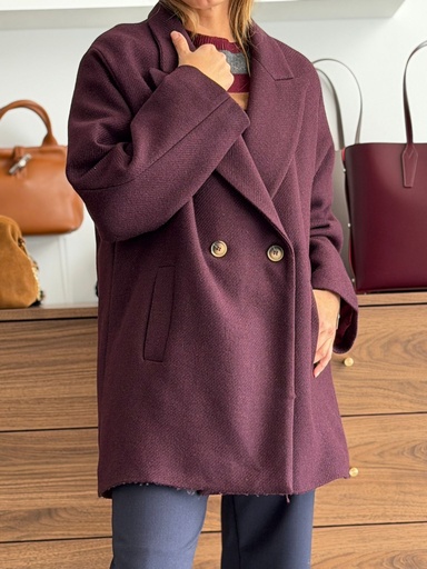 [ALIS9964BU] Chaquetón LIBERIA Burdeos