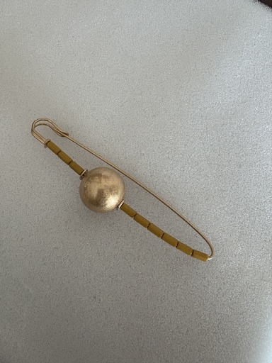 Broche ORBITA  Mostaza