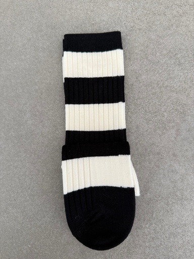 Calcetín RAYAS Negro
