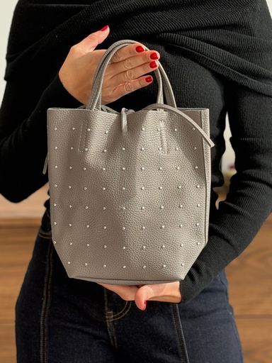 [MAR0583] Bolso TACHAS MINI Gris