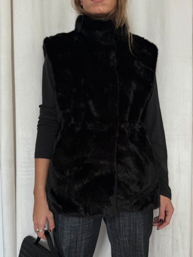 [JAM0548NG] Chaleco LITUANIA Negro