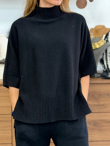 [JNJ570625NG] Jersey CAMINO Negro