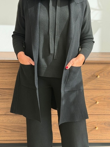 [JNJ1121] Chaleco PIMENTA Negro