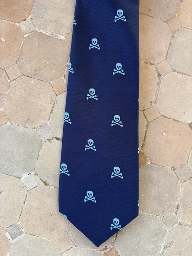 Corbata CALAVERA Celeste