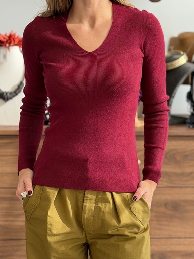 [JMJ1019BU] Jersey ESTHER Burdeos