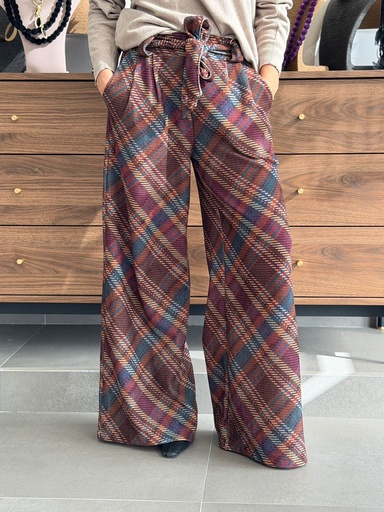 [ANK16427BD] Pantalón FREDA Burdeos