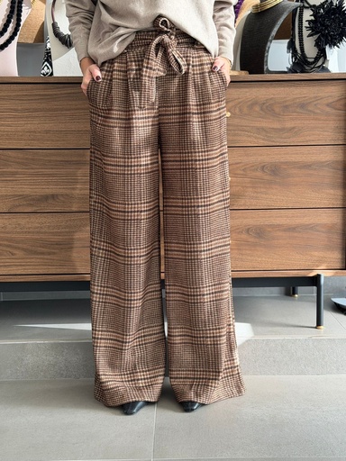 [ANK16427MRR] Pantalón FREDA Marrón