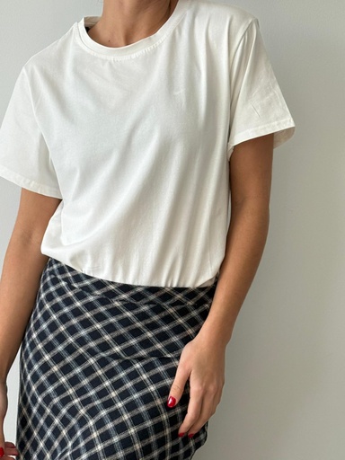 [OK5208BC] Camiseta LUCIA Blanca