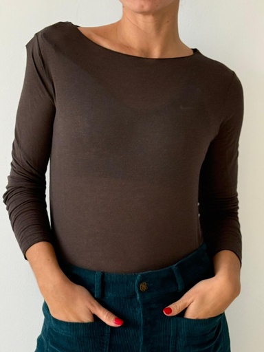 [AK46873MR] Camiseta GELIDA Marron