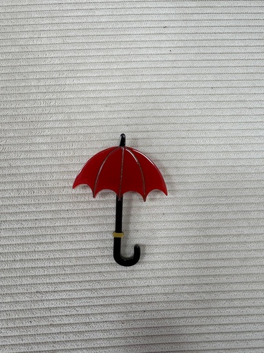 Broche PARAGUAS Rojo