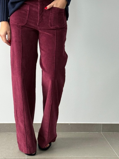 Pantalón COBERTIZO Burdeos