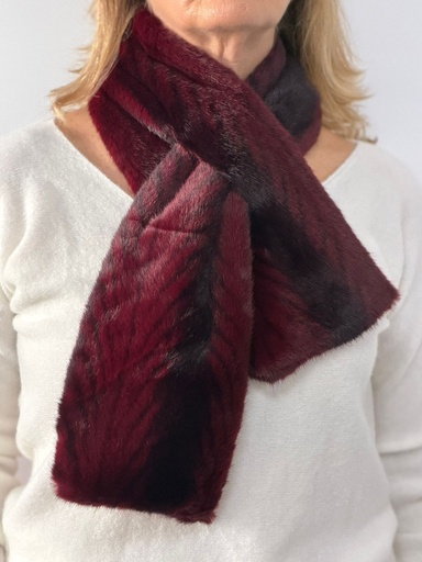 [JAM6610BUR] Cuello ALBA Burdeos