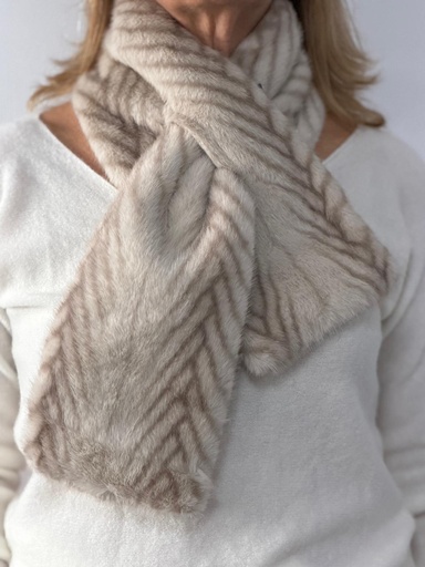 [JAM6610MF] Cuello ALBA Marfil