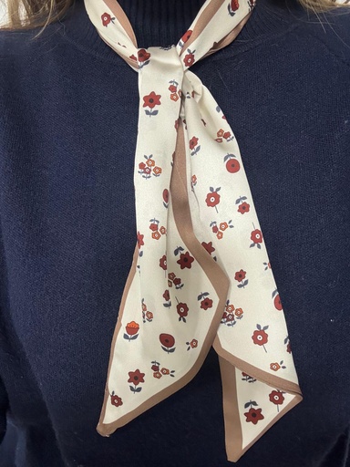 Pañuelo Corbatero MARGARITA Blanco