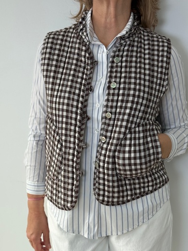 [LET31357MRR] CHALECO SITA Marrón