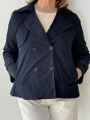 [LET31279AZ] Gabardina INES Azul