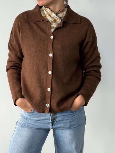 [LET35616MRR] Chaqueta BORNOS Marrón