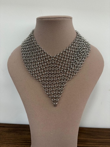 [ONLYXL0335110PL] Collar ALAMBRES Plateado