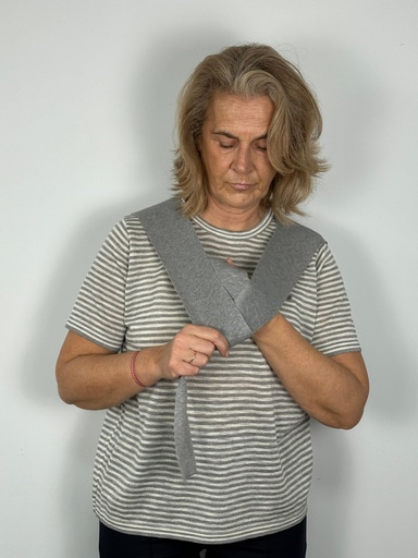 [SHI15982GR] JERSEY JAZMÍN Gris