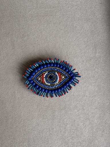 [SON90268AZ] Broche PESTAÑA Azul