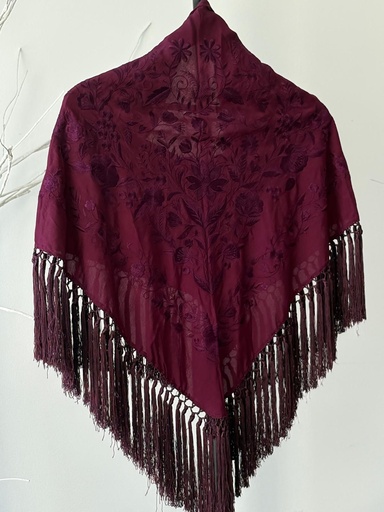 MANTON LISO BERENJENA