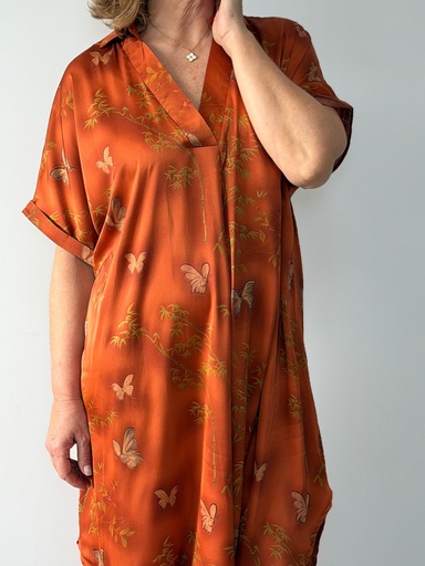 [OK4422COR] VESTIDO AMAPOLA CORAL