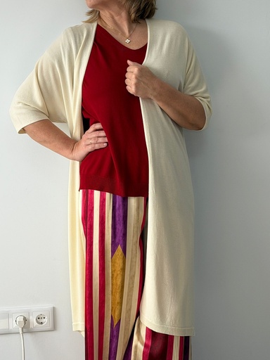 [POP3370MF] CHAQUETA JULIA Marfil