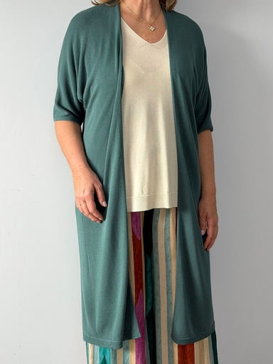 [POP3370VDA] CHAQUETA JULIA Verde Agua