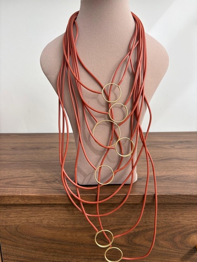 [SON55951TJ] COLLAR MULTIANILLAS TEJA