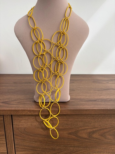 [SON55954AM] COLLAR ENREJADO AMARILLO