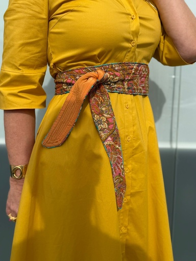 Cinturón SEDA  Naranja