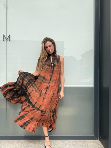 [CHU1866COR1] VESTIDO IGUANA Coral 1