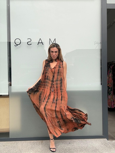 [CHU1866COR2] VESTIDO IGUANA Coral 2