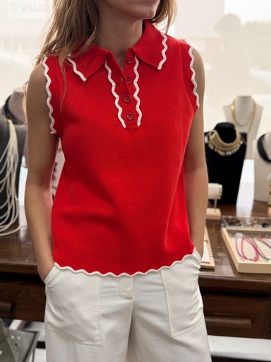 CHALECO VALIATI ROJO