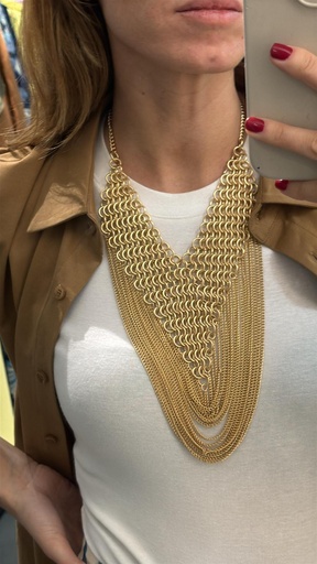 [ONLY0335187DOR] Collar SEGMENTO DORADO