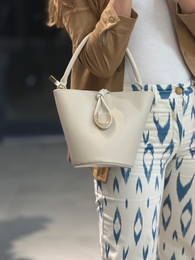 [ONLY1875MF] BOLSO CANASTA MARFIL