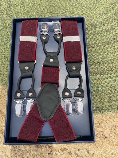 Tirantes ZORRO  Burdeos