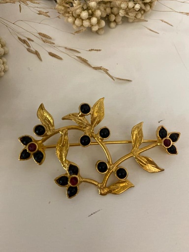 Broche Learco Negro